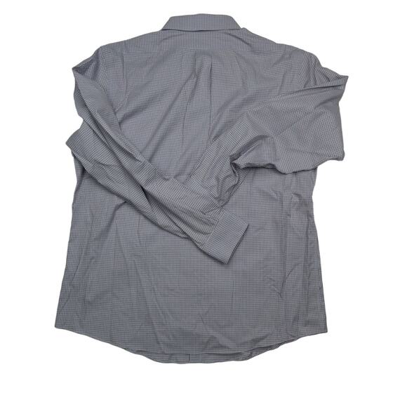 Brooks Brothers Regent Dress Shirt, white/burgundy check, Size 16 1/2 35 - Picture 2 of 2